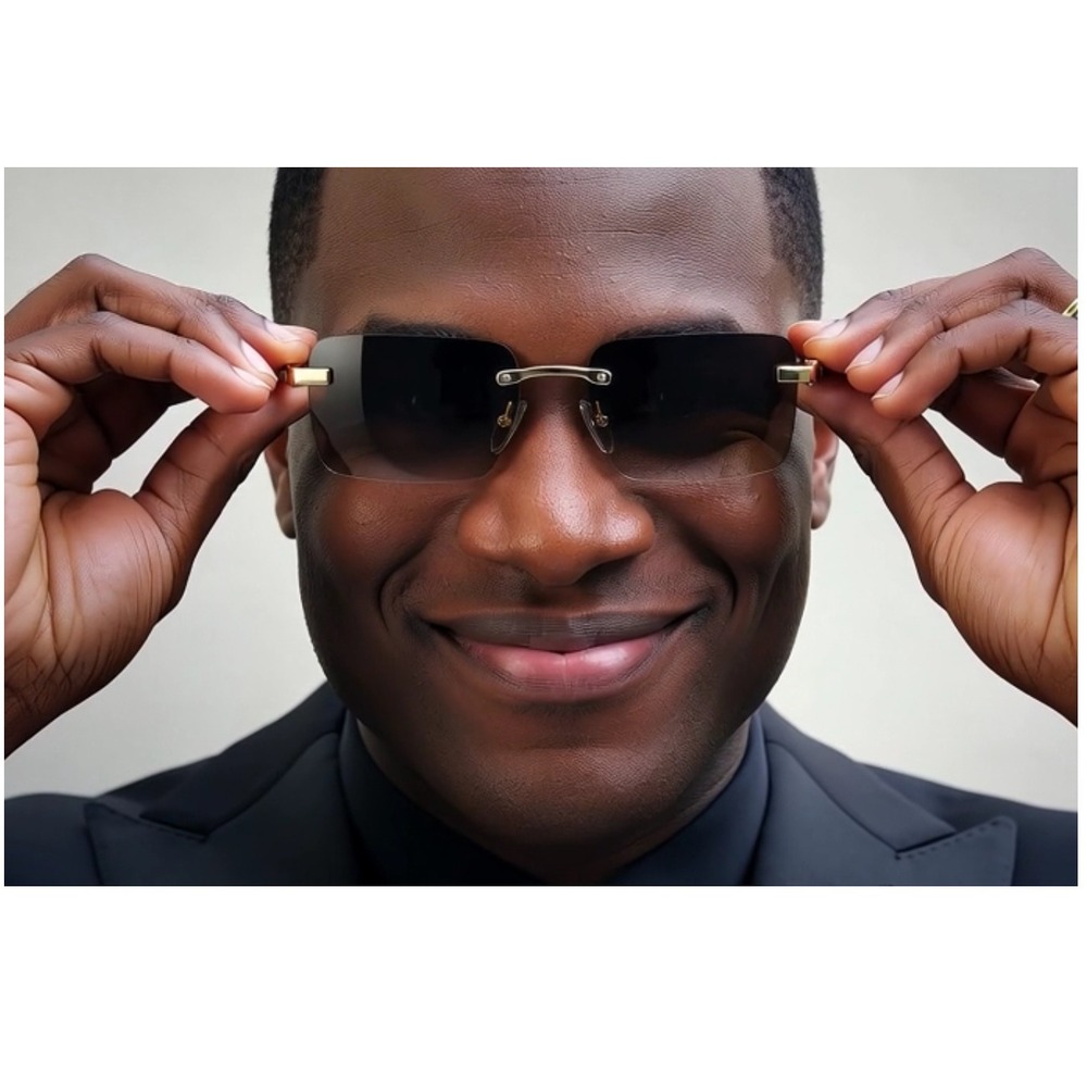 Sunglasses Men Rectangle‎ Brown Lens Buffs Cholo Light Weight Comfortable Lentes